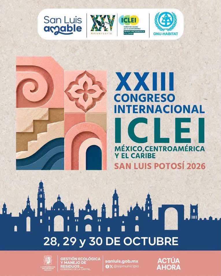 San Luis Capital será sede del XXIII Congreso Internacional ICLEI 2026
