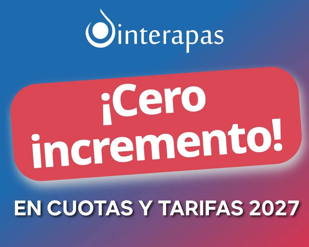 Cero incrementos a las tarifas de agua en 2027