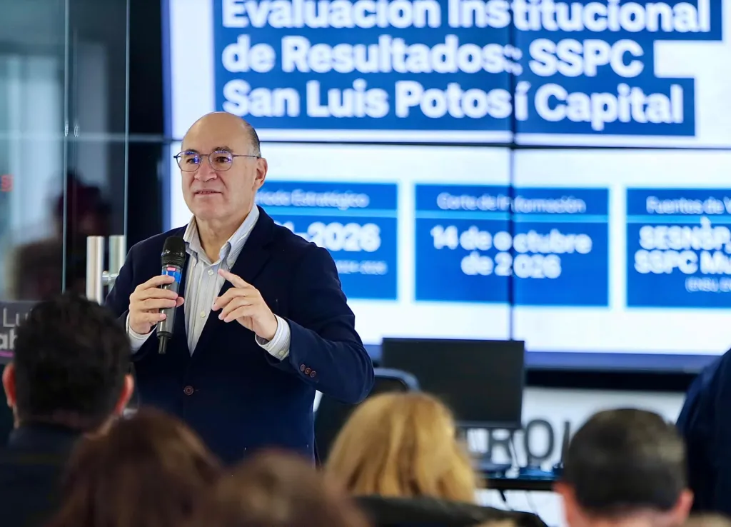Policía de la Capital da resultados y es modelo nacional en seguridad: Enrique Galindo